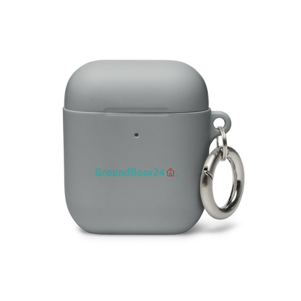 Rubber Case for AirPods® with Groundfloor24 Logo