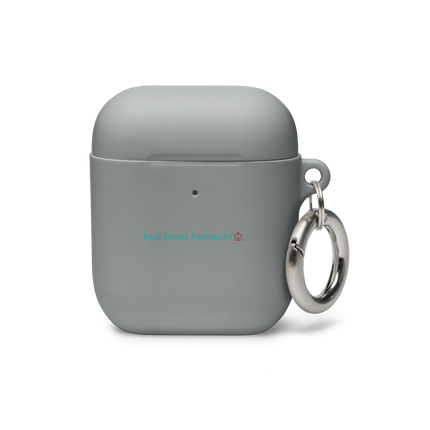 Rubber Case for AirPods® with Real Estate Partner24 Logo
