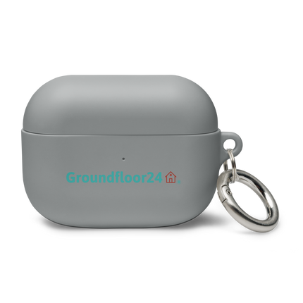 Rubber Case for AirPods® with Groundfloor24 Logo