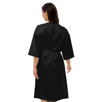 Satin robe with Real Estate Partner24 Logo