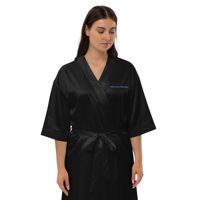 Satin robe
