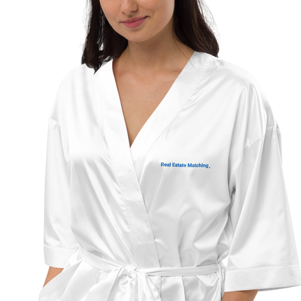 Satin robe