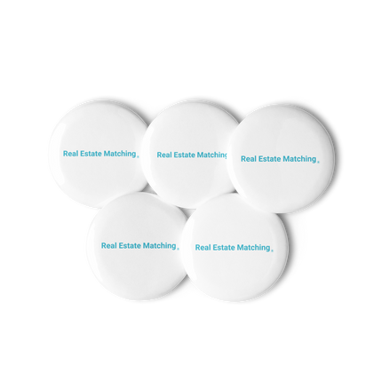 Set of pin buttons