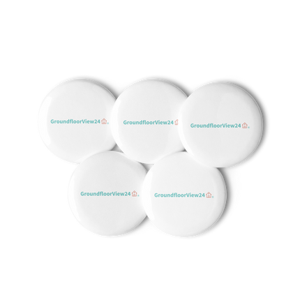 Set of pin buttons Groundfloorview24 with House