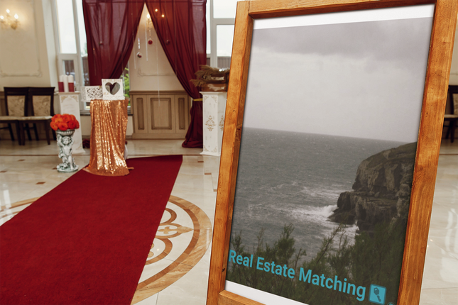 Seaside Serenity Thin canvas with realestatematching with key Logo