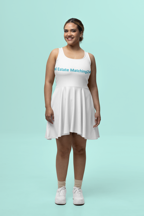 Skater Dress with Real Estate Matching24 Logo