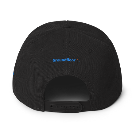 Czech RepublicSnapback Hat Groundfloor with 3 Logos.