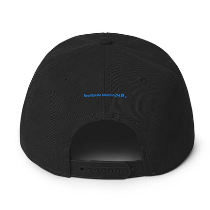 Serbia Snapback Hat Real Estate Matching24 with 3 Logos.