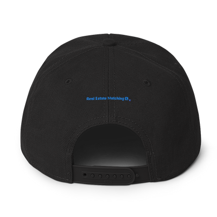 Moldova Snapback Hat Real Estate Matching with 3 Logos.