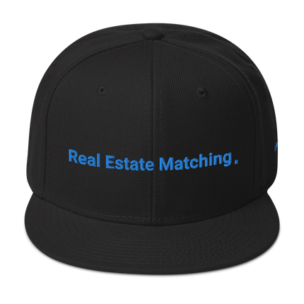 Liechtenstein Snapback Hat Real Estate Matching with 3 Logos