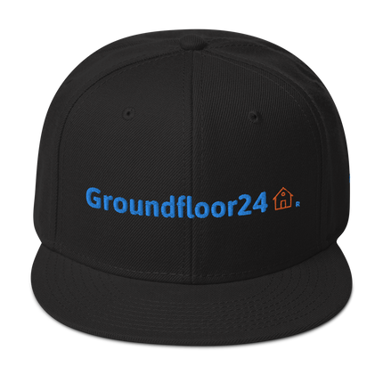 France Snapback Hat Groundfloor24 with 3 Logos.