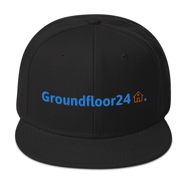 Slovakia Snapback Hat Groundfloor24 with 3 Logos.