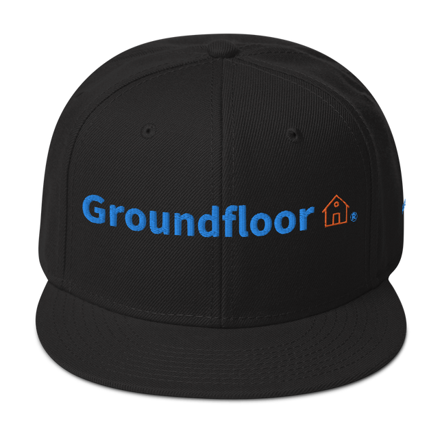 Austria Snapback Hat Groundfloor with 3 Logos.