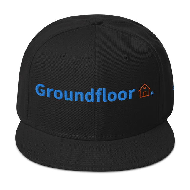 Spain Snapback Hat Groundfloor with 3 Logos.