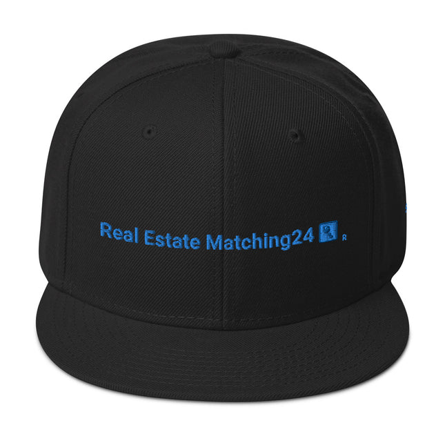 Serbia Snapback Hat Real Estate Matching24 with 3 Logos.