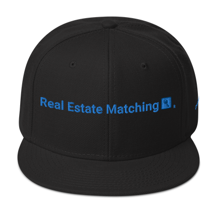 Czech Republic Snapback Hat Real Estate Matching with 3 Logos.