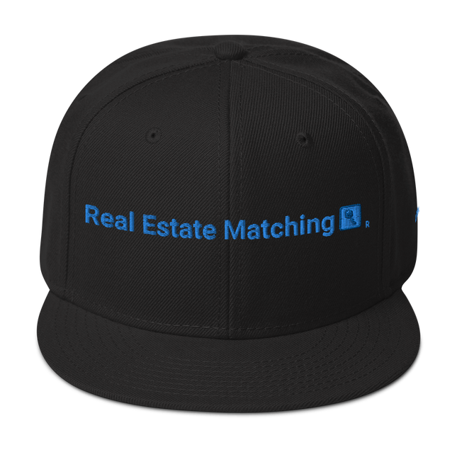 Lithuania Snapback Hat Real Estate Matching with 3 Logos.