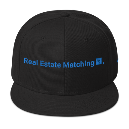 Moldova Snapback Hat Real Estate Matching with 3 Logos.