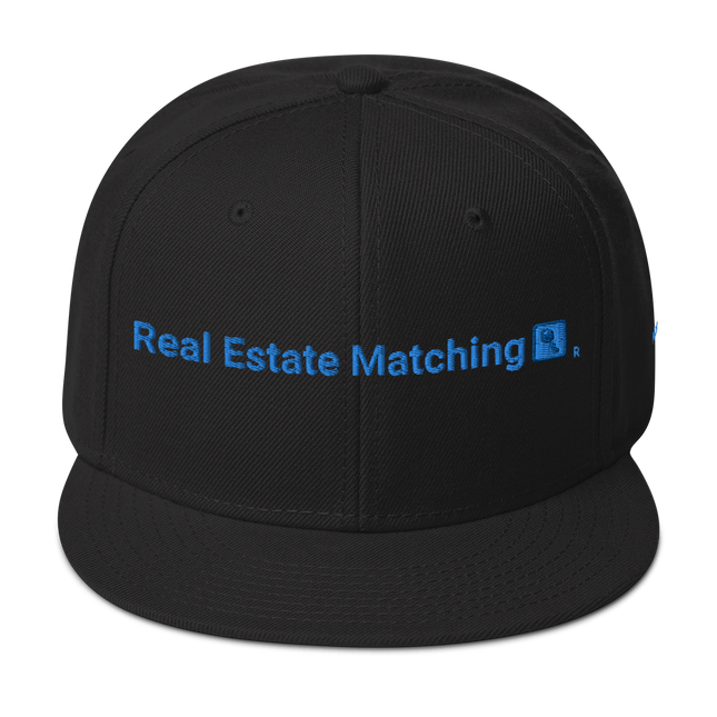 Norway Snapback Hat Real Estate Matching with 3 Logos.