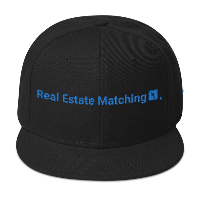 Spain Snapback Hat Real Estate Matching with 3 Logos.