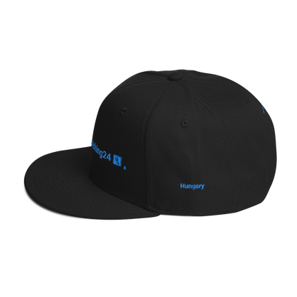 Hungary Snapback Hat Real Estate Matching24 with 3 Logos.