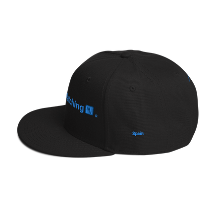 Spain Snapback Hat Real Estate Matching with 3 Logos.