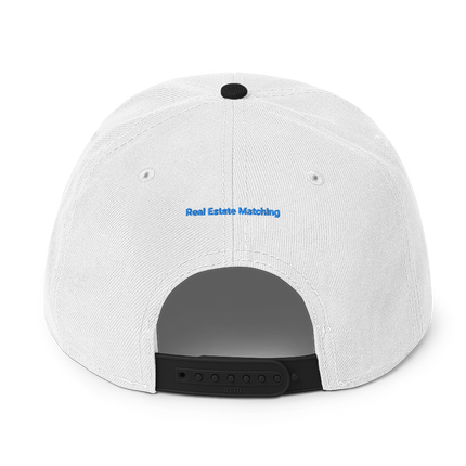 Latvia Snapback Hat Real Estate Matching with 3 Logos