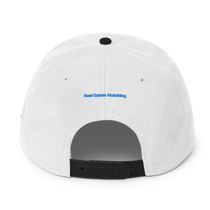 Liechtenstein Snapback Hat Real Estate Matching with 3 Logos
