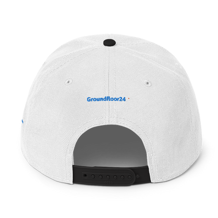 Bosnia and Herzegovina Snapback Hat Groundfloor24 with 3 Logos.