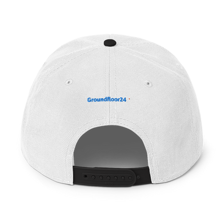 Hungary Snapback Hat Groundfloor24 with 3 Logos.