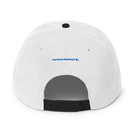 Spain Snapback Hat Real Estate Matching24 with 3 Logos.