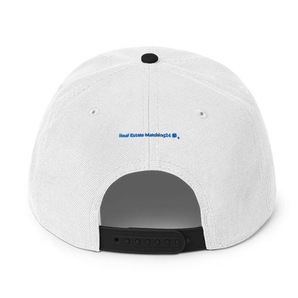 Croatia Snapback Hat Real Estate Matching24 with 3 Logos.