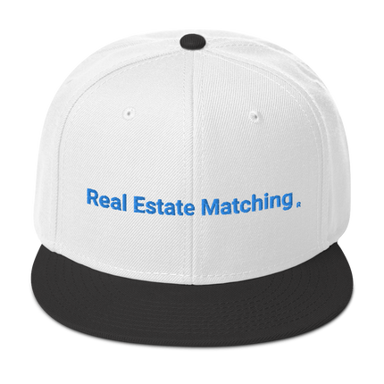 Italy Snapback Hat Real Estate Matching with 3 Logos