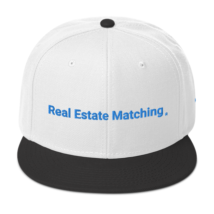 Monaco Snapback Hat Real Estate Matching with 3 Logos