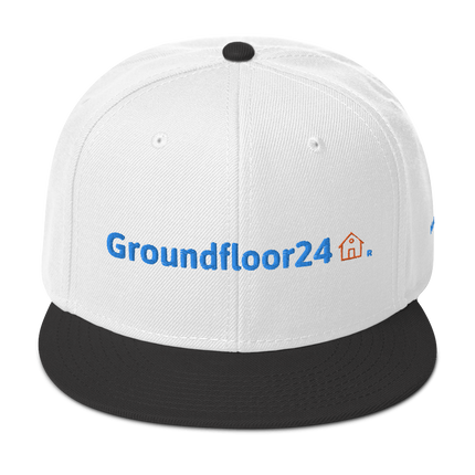 Netherlands Snapback Hat Groundfloor24 with 3 Logos.