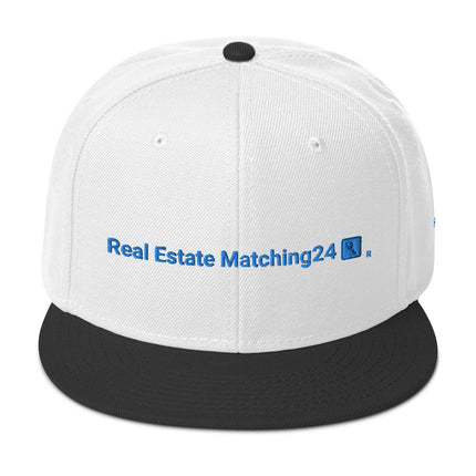 Serbia Snapback Hat Real Estate Matching24 with 3 Logos.