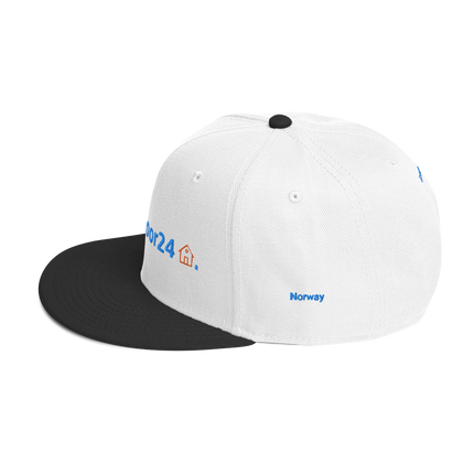 Norway Snapback Hat Groundfloor24 with 3 Logos.