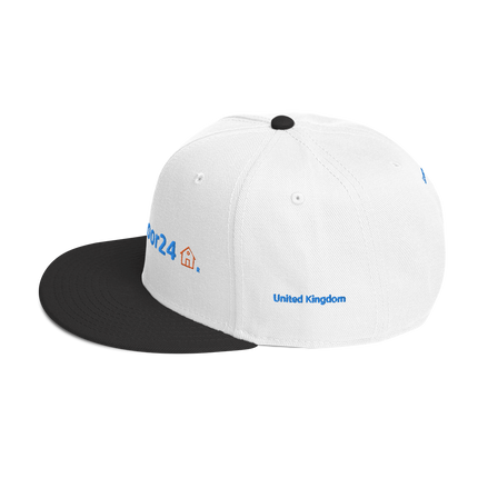 United Kingdom Snapback Hat Groundfloor24 with 3 Logos.