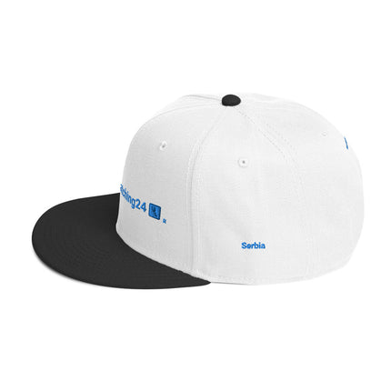 Serbia Snapback Hat Real Estate Matching24 with 3 Logos.