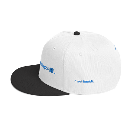 Czech Republic Snapback Hat Real Estate Matching24 with 3 Logos.