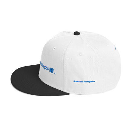 Bosnia and Herzegovina Snapback Hat Real Estate Matching24 with 3 Logos.