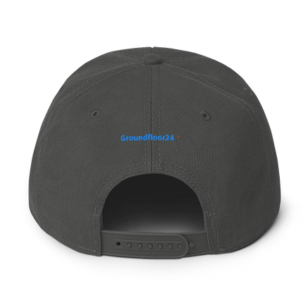 Austria Snapback Hat Groundfloor24 with 3 Logos.