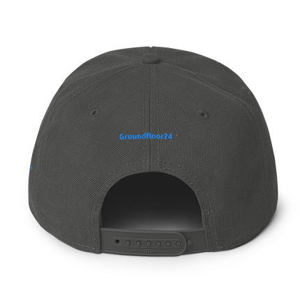 Bosnia and Herzegovina Snapback Hat Groundfloor24 with 3 Logos.