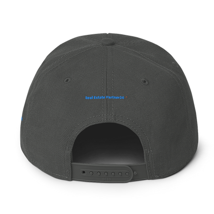 Czech Republic Snapback Hat Real Estate Partner24 with 3 Logos.