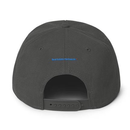 Liechtenstein Snapback Hat Real Estate Partner24 with 3 Logos.