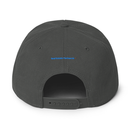 Switzerland Snapback Hat Real Estate Partner24 with 3 Logos.
