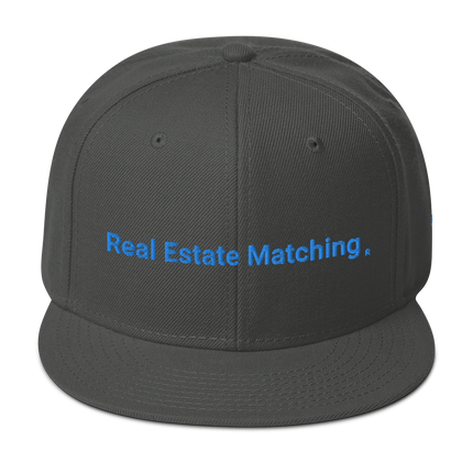 Bulgaria Snapback Hat Real Estate Matching with 3 Logos