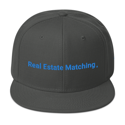 Croatia Snapback Hat Real Estate Matching with 3 Logos