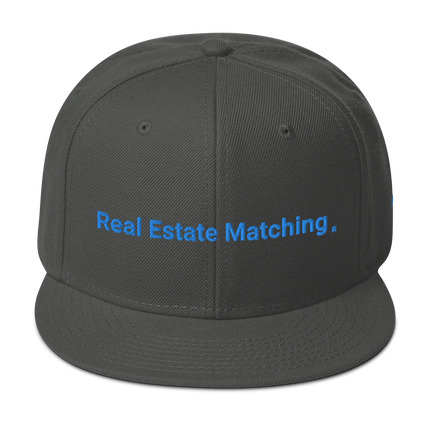 Hungary Snapback Hat Real Estate Matching with 3 Logos