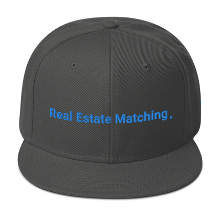 Iceland Snapback Hat Real Estate Matching with 3 Logos